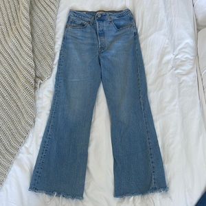 Levi's Jeans Levis Ribcage Crop Flare Jeans- 27